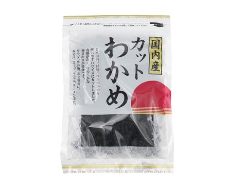 国内産カットわかめ(25g) - 日本食品工業公式ショップ 自然食品『べんぶ』