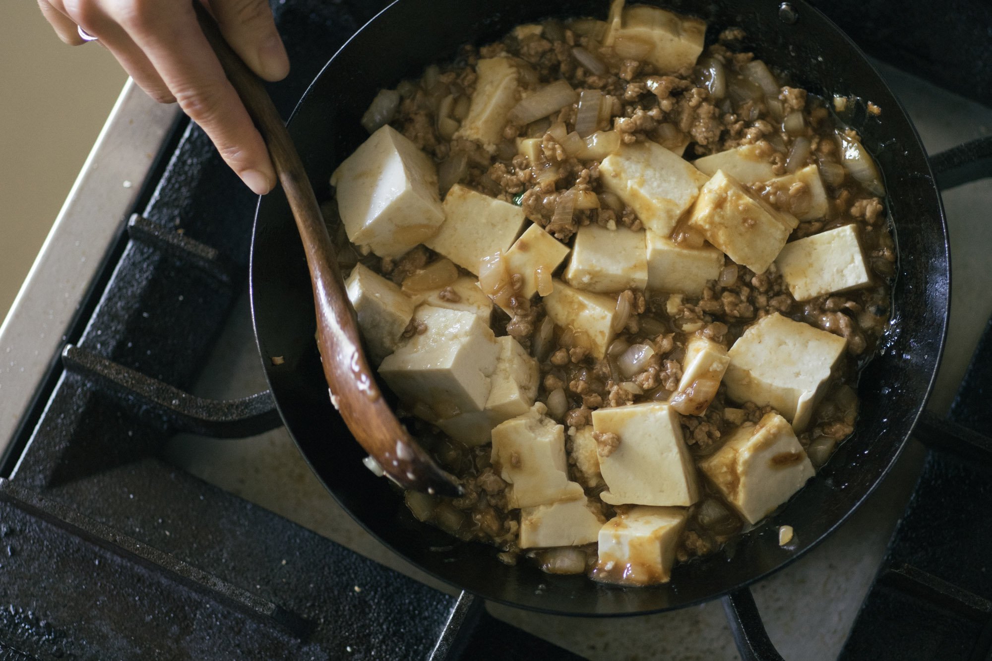 麻婆豆腐の作り方