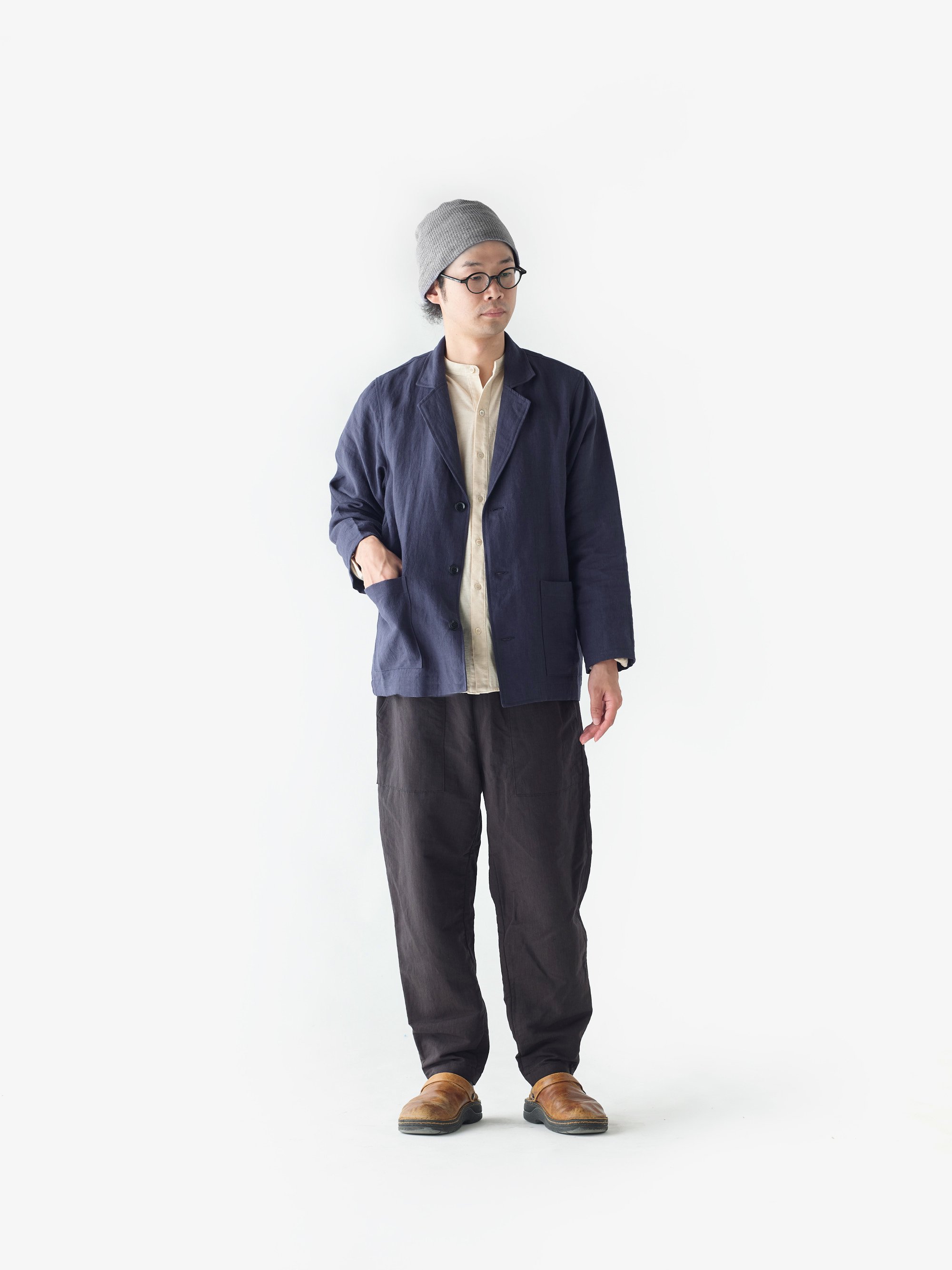 yohaku リネン オーバーサイズジャケット