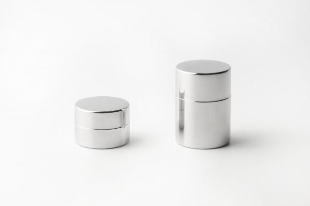 茶筒ナチュラル (ブラックピーマン) 工房アイザワ