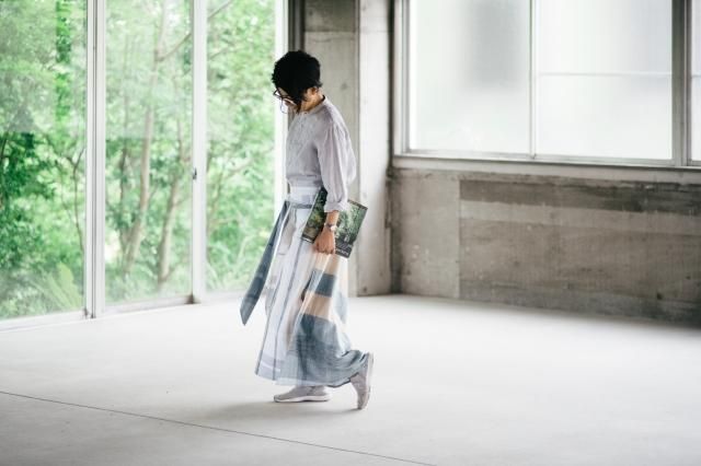 まきまき LONG cotton tamaki niime 玉木新雌