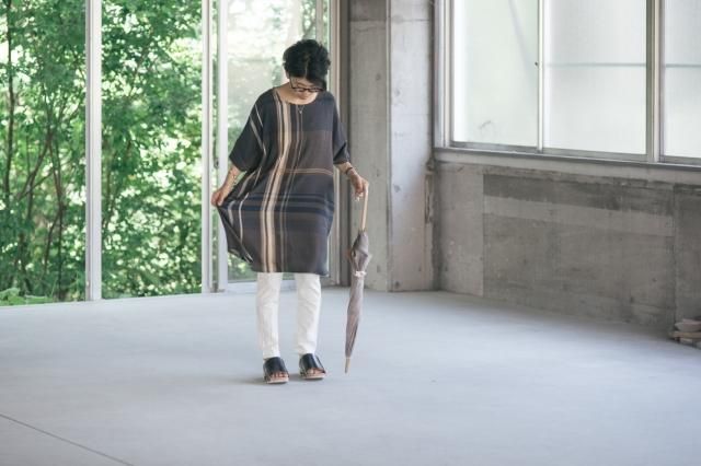 suton-T half cotton tamaki niime 玉木新雌