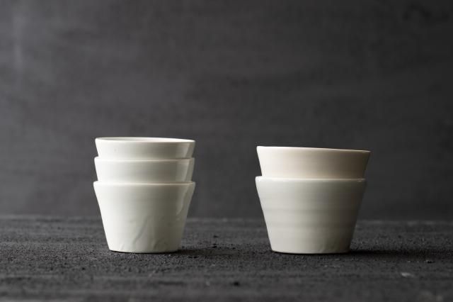 白磁 蕎麦猪口 境知子