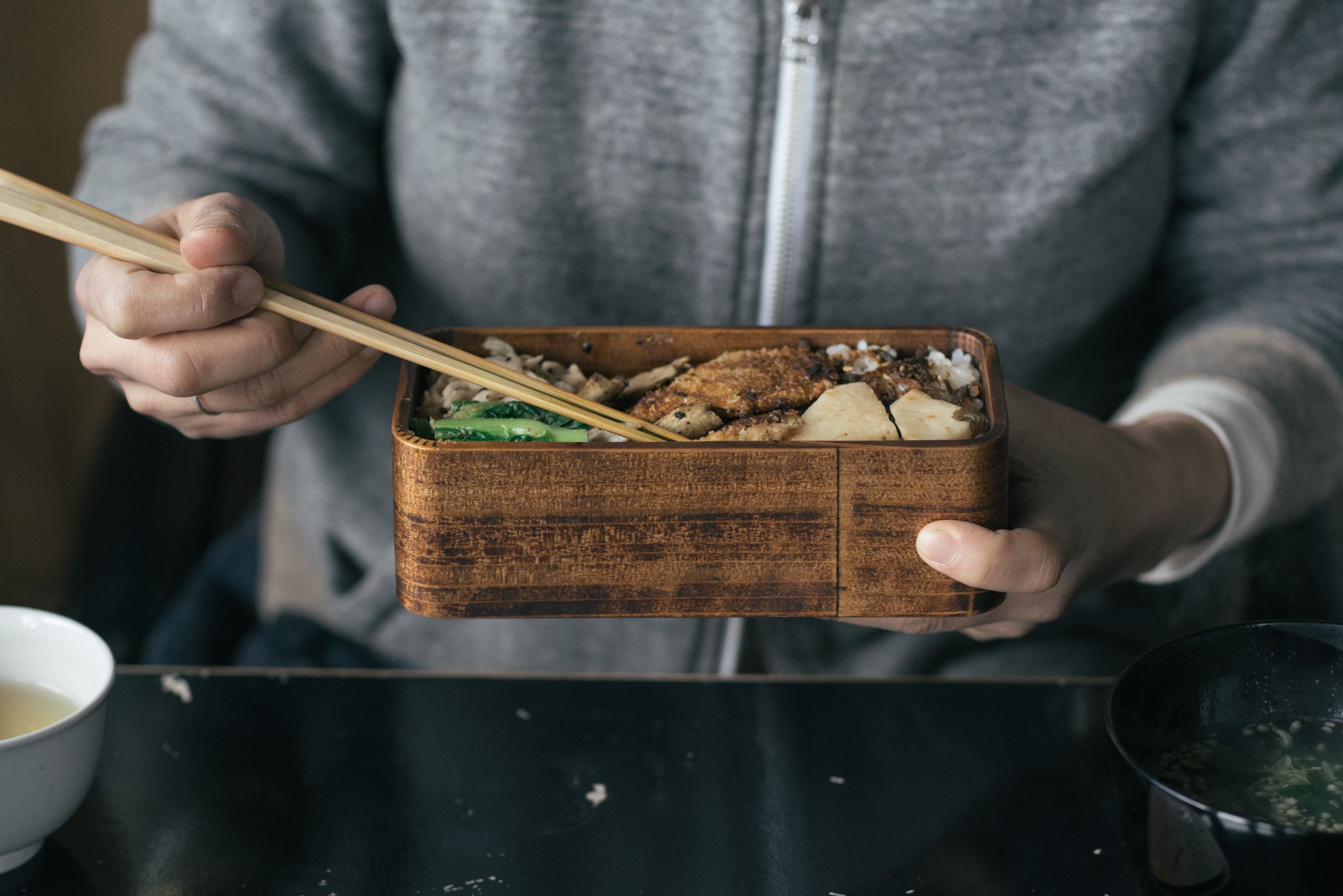 うるしの弁当箱（拭き漆）｜杉の木クラフト - パンと日用品の店 わざわざ オンラインストア