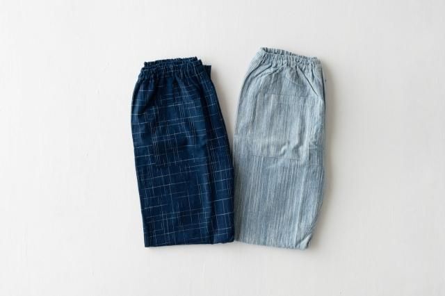 産地コラボもんぺ 備後節織 柄 うなぎの寝床