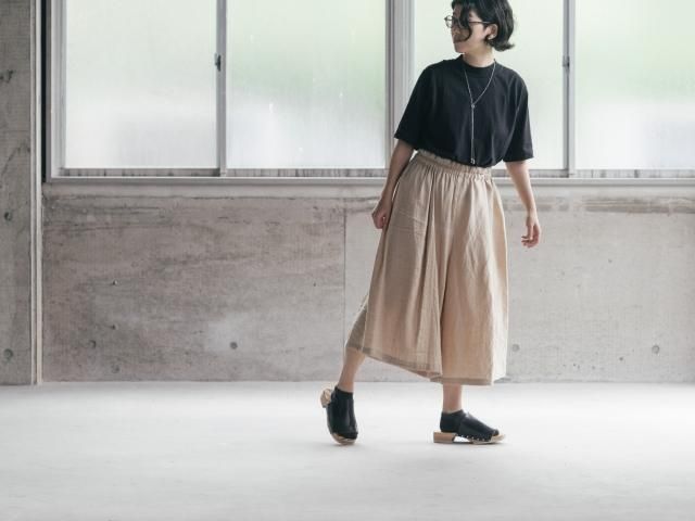 wide pants cotton tamaki niime 玉木新雌
