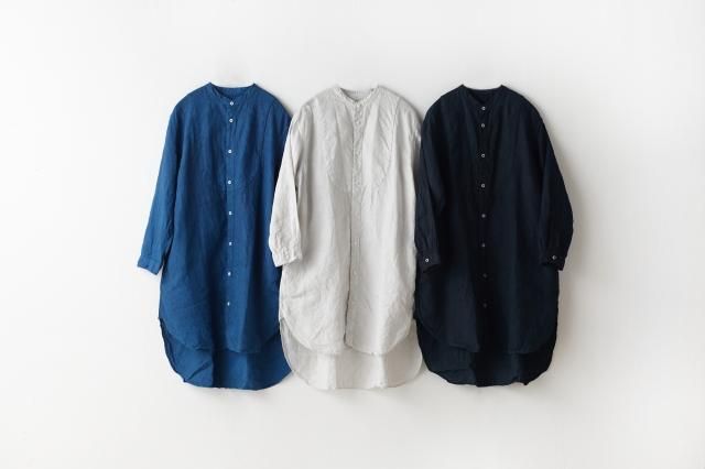 リネン切替BIGシャツ 宝島染工