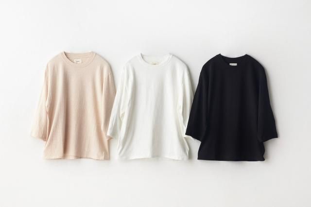 LOOP WHEEL T-SHIRT 7分丈 Inswirl インスワール