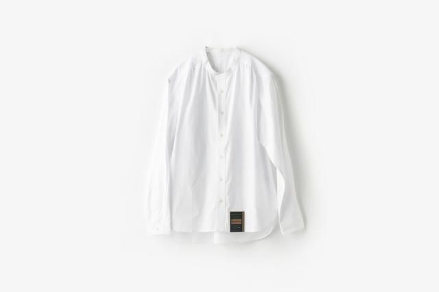 HW collarless shirt cotton ASEEDONCLOUD アシードンクラウド