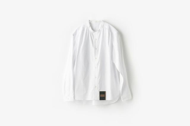 HW collarless shirtcottonASEEDONCLOUDɥ󥯥饦