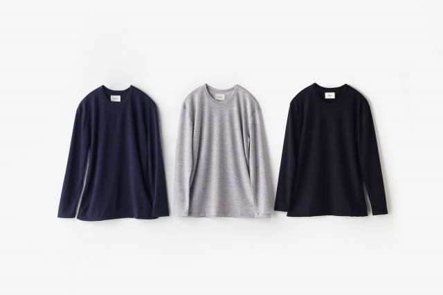 CREW NECK WOOL LONG SLEEVE Inswirl インスワール