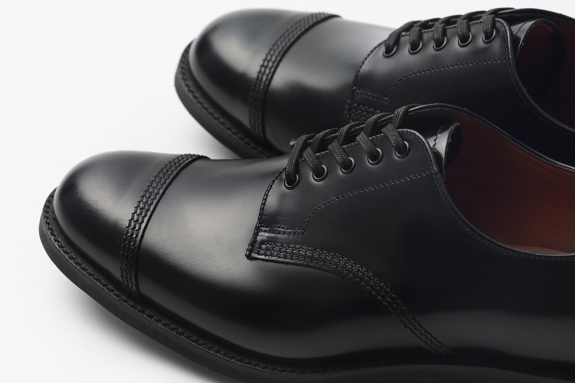 定価5.7万 SANDERS Military Derby Shoe 4 - ローファー/革靴