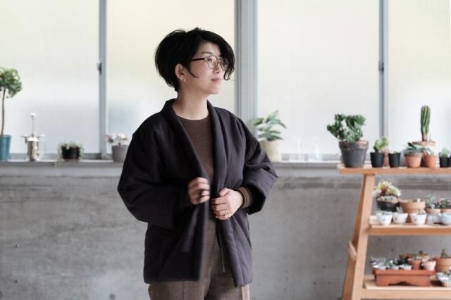 山並み袢天 (はんてん) shortsized 宮田織物