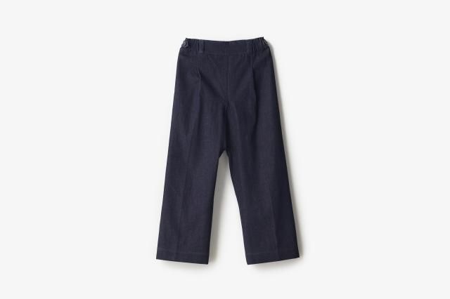 はかま オーガニックコットンデニム ネイビー 石徹白洋品店
