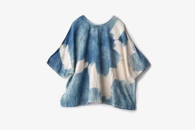 染あそび fuwa-T half sleeves cotton tamaki niime 玉木新雌