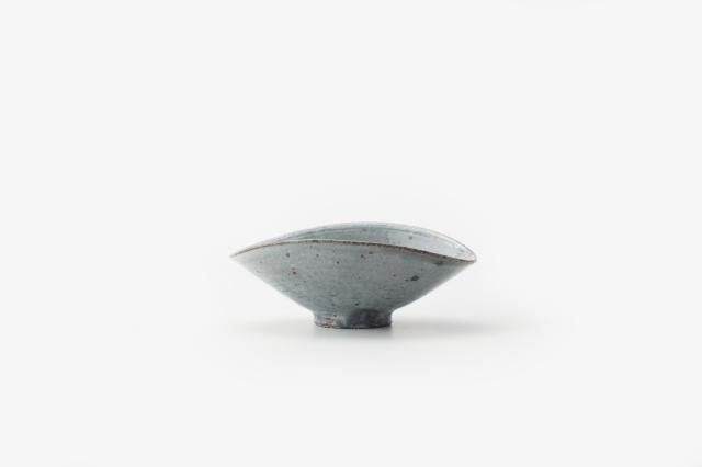 青釉 楕円 小鉢 戸津圭一郎