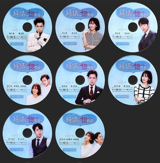 純情に惚れる DVD-BOX 本編全話+特典 韓国ドラマ 8枚組