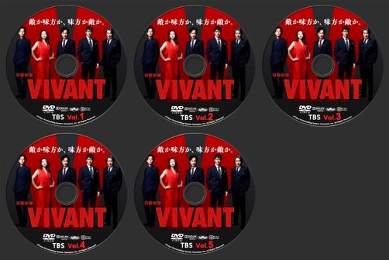 VIVANT ヴィヴァン DVD-BOX 堺雅人 阿部寛 本編全話 日本ドラマ 5枚組