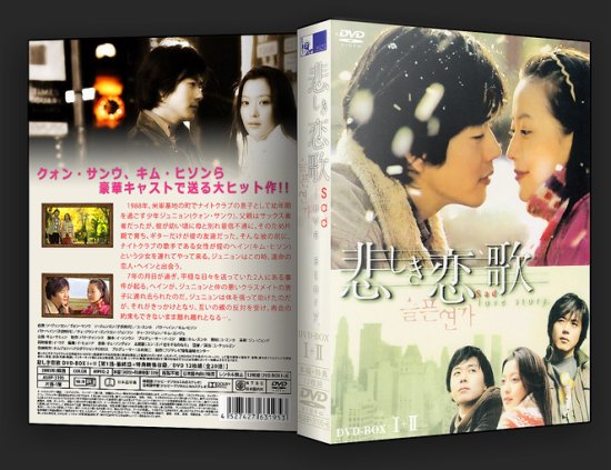 韓国ドラマ 悲しき恋歌 DVD-BOX 1+2 日本語吹き替え付♪12枚組