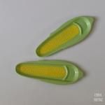 プラスチック トウモロコシプレートx2