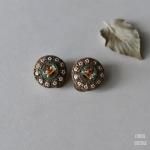 マイクロモザイク リトルフラワーイヤリング