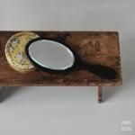 エボニー オーバルハンドミラー