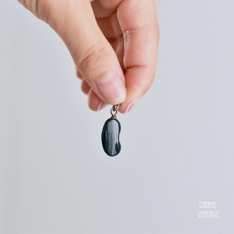 ブラッドストーン キドニービーン チャーム - CHIROL VINTAGE