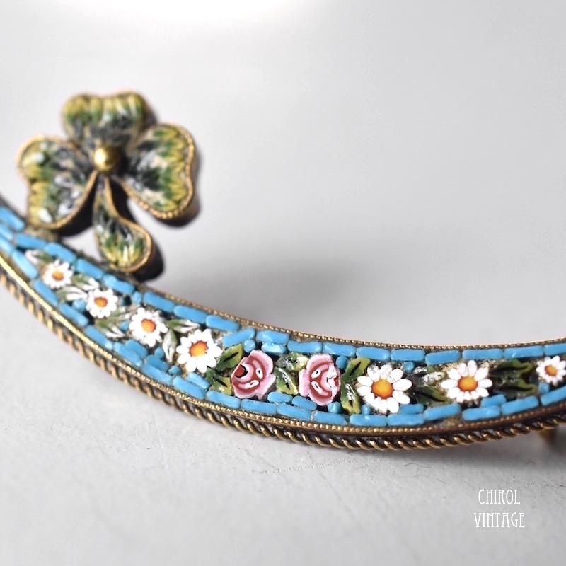 アンティーク　ブローチ ANTIQUE【アンティーク】WG/YG海水産パール ダイヤモンド