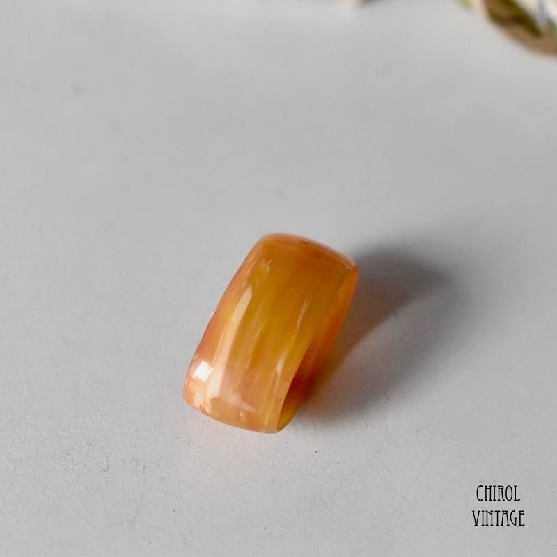 VINTAGE ヴィンテージ アクセサリー エンジェルモチーフ スカーフリング ケリースカーフリング ゴールド×ブルー ヴィンテージ|エルメス