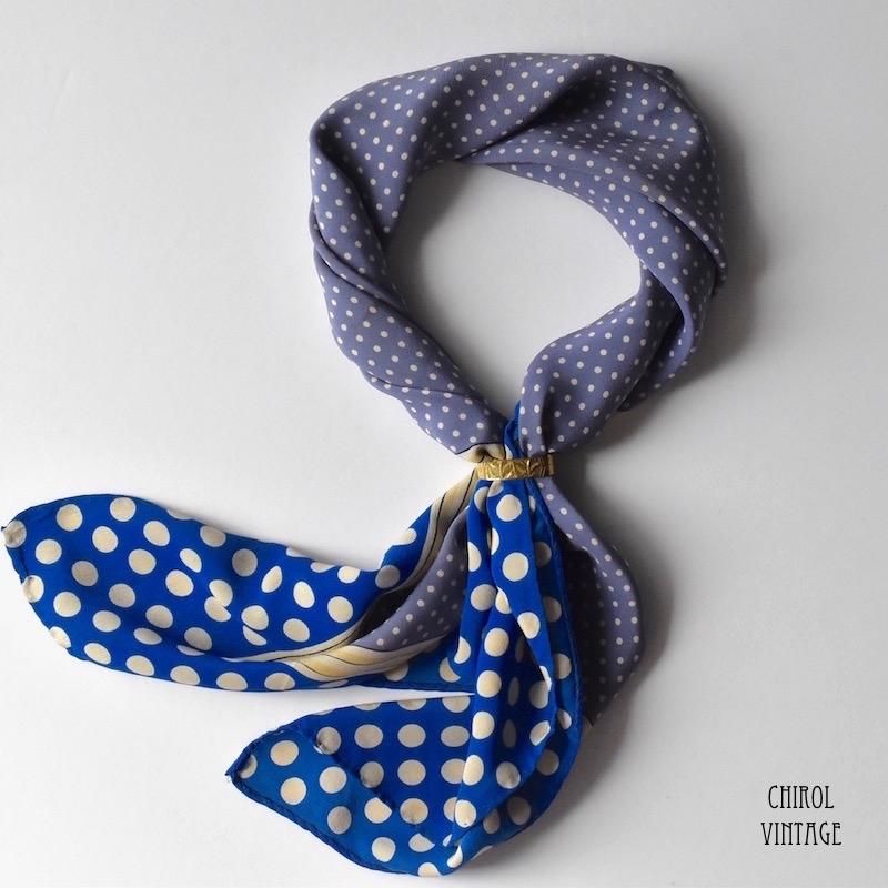 WALTON'S ゴールド エングレイヴリーフ スカーフリング - CHIROL