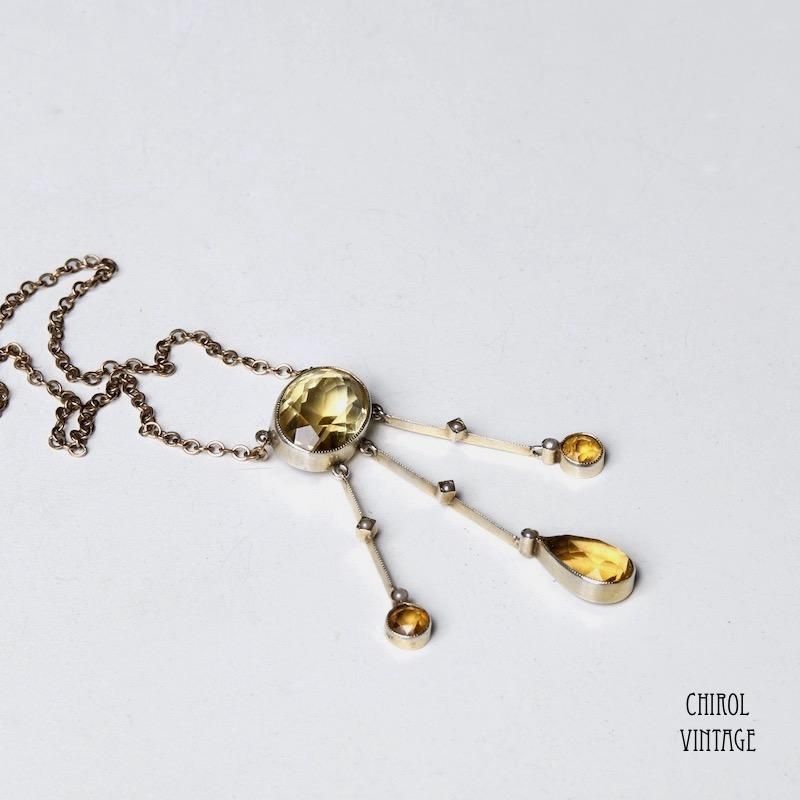 -Vintage accessory まとめ売り　ネックレス　イヤリング　- m】平成～昭和 アクセサリーまとめ売り セット ネックレス