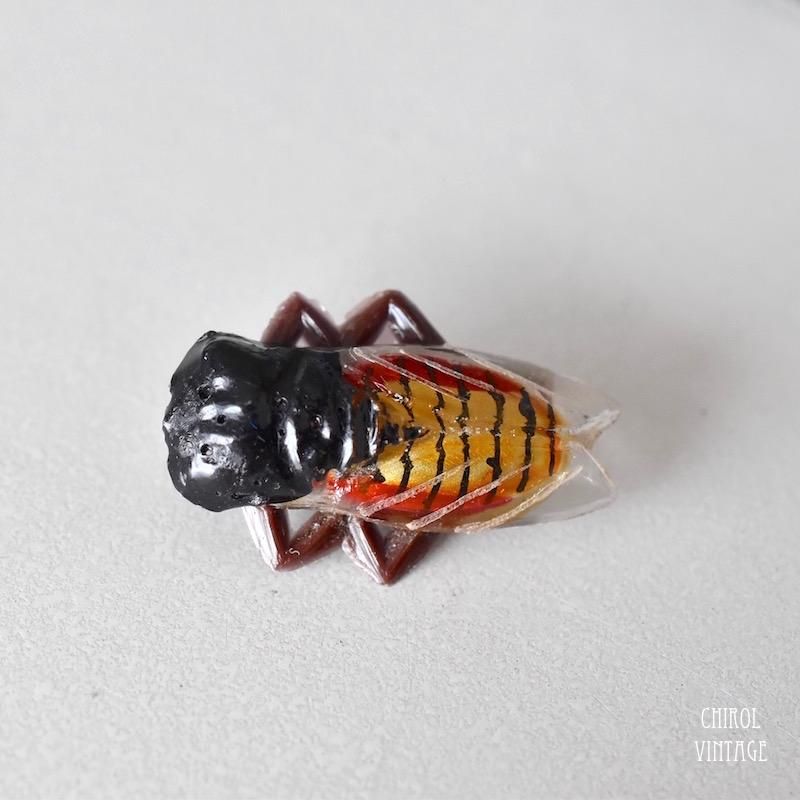 〜1940's ヴィンテージ ブローチ ユーロ フランス セルロイド 1940's France Celluloid Brooch（1940年代 フランス セルロイド