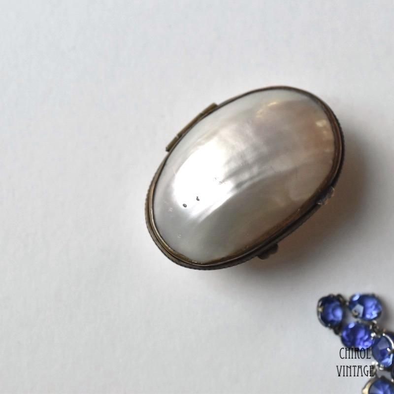 アンティーク マザーオブパール エッグケース - CHIROL VINTAGE