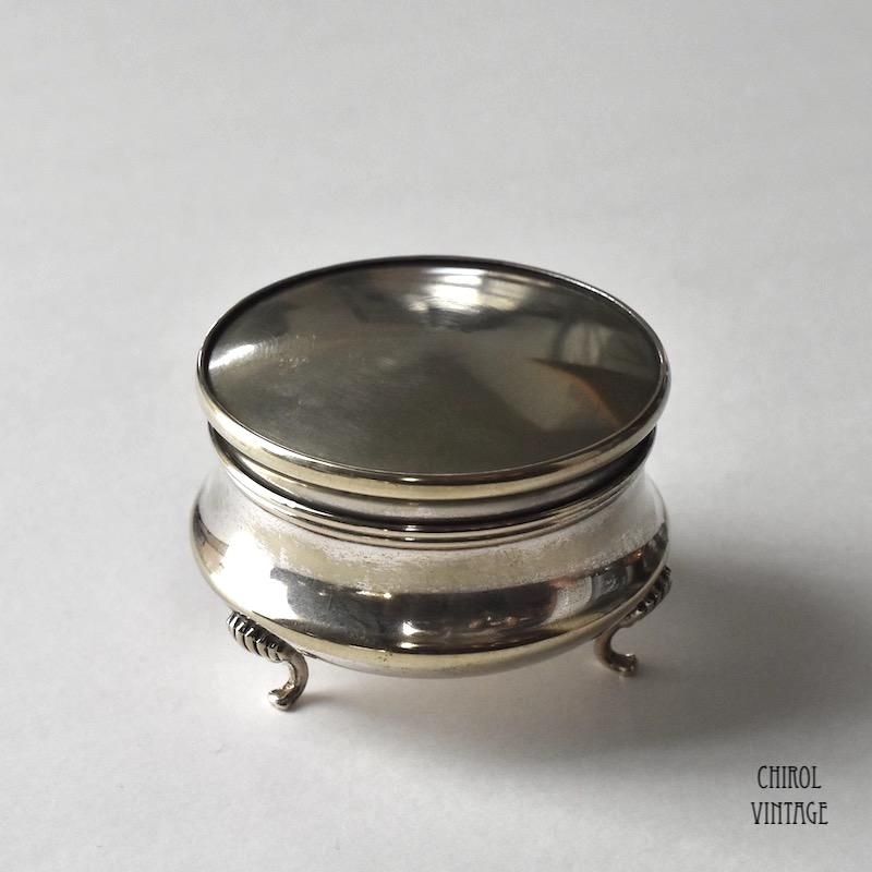 アンティーク シルバープレート ジュエリーボックス with