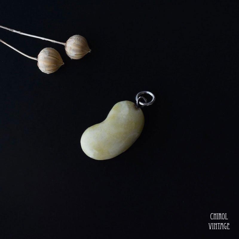 CHIROL VINTAGE アンティーク キドニービーンチャーム アンティーク コネマラマーブル キドニービーンチャーム - CHIROL