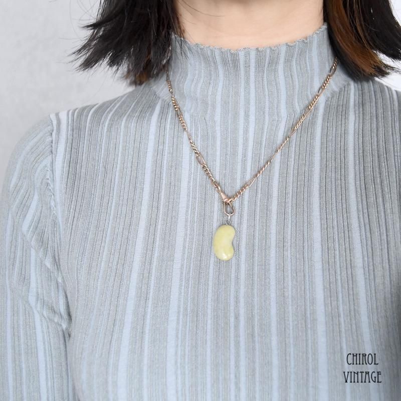 アンティーク コネマラマーブル キドニービーンチャーム - CHIROL