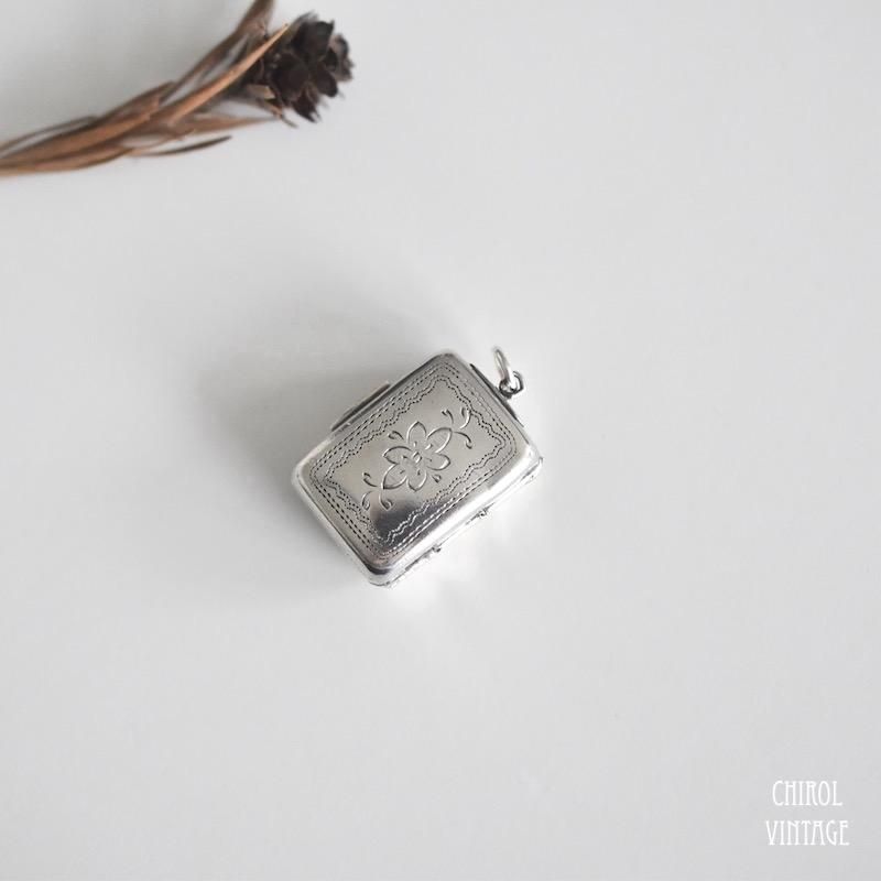 1894年 英国アンティーク 純銀製 ヴィネグレット George Unite