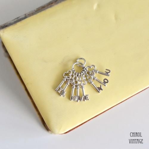 シルバーチャーム I LOVE YOU キー