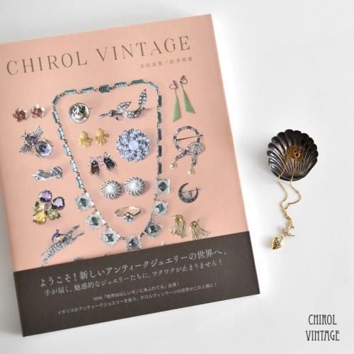 15Kゴールド シードパール スワローxハートペンダントネックレス+CHIROL VINTAGE 単行本(ソフトカバー)+しおり