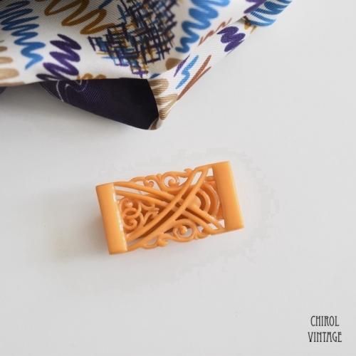 バタースコッチセルロイド スカーフリング