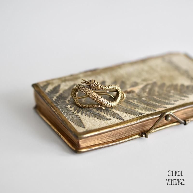 ゴールドメタル スネイクススカーフリング