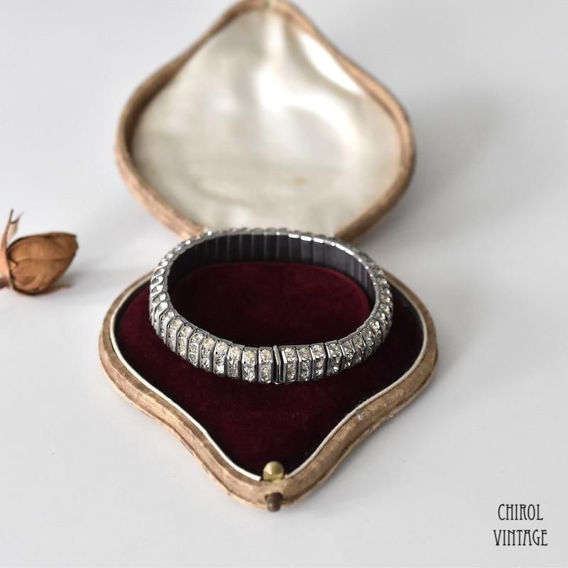 ドイツ チャネルセット クリアグラスブレスレット