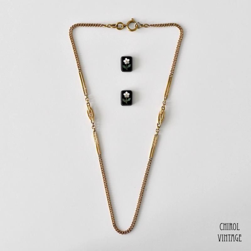 アンティーク ファンシーツイストリンクチェーン