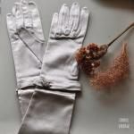 シャンパンカラー ブライダル ロンググローブ