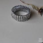 クリアラインストーン バングル