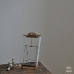 フランス アンティーク グラスフォトフレーム ラージ