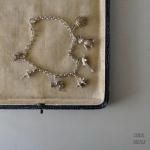 シルバー ミニアニマルチャームブレスレット