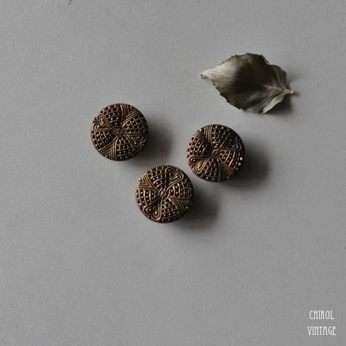 ヴィクトリアン ブラスロープ メッシュメタルボタンx3