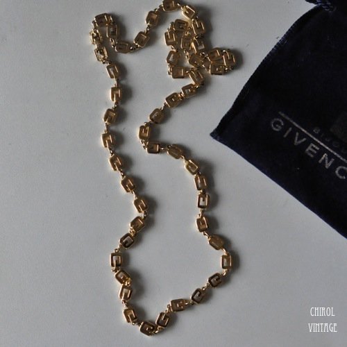 Givenchyジバンシィ ゴールドチェーン ロングネックレス - CHIROL