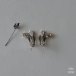 クリアビジュー シンプルブーケイヤリング